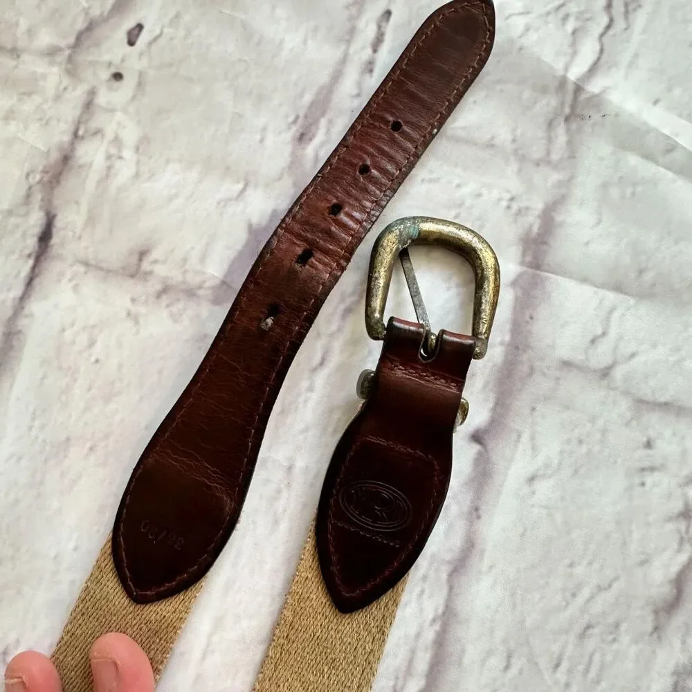 YRI Men's Green and Blue Belt sz 36